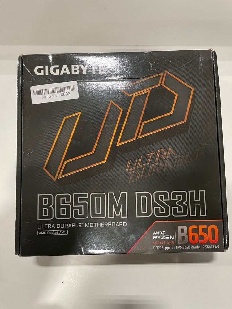 GIGABYTE B650M DS3H (AM5/ Micro ATX/ DDR5/ PCIe 4.0 M.2/ PCIe 4.0/Motherboard)