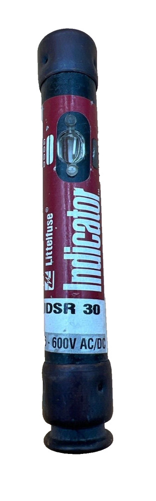 Littelfuse IDSR30 30 Amp 600 Volt Class RK5 Indicator Fuse Used