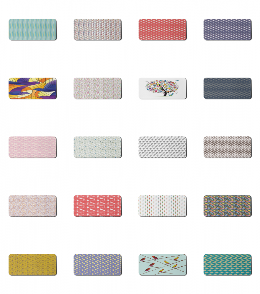 Ambesonne Birds Rectangle Non-Slip Mousepad, 35