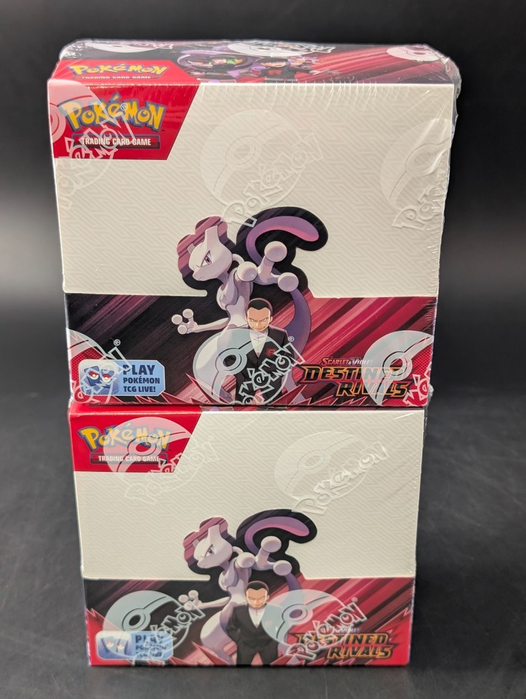 Lot (2) Pokemon SV10 Destined Rivals English Booster Boxes SealedProbstein is actively accepting consignments