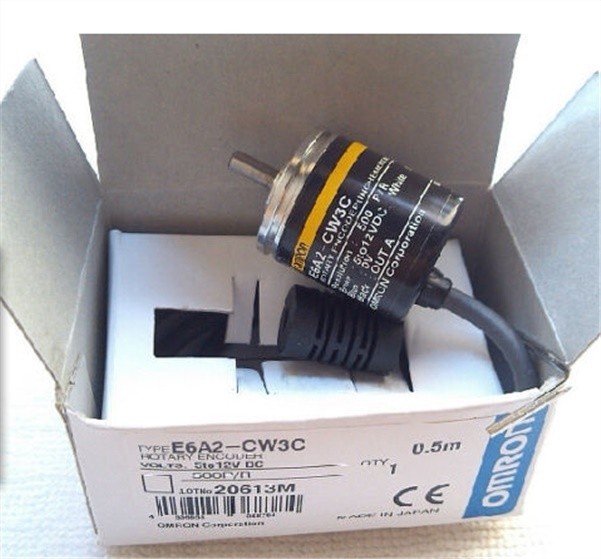New 1Pcs Omron E6A2-CW3C 500P/R E6A2CW3C Rotary Encoder Plc Module is