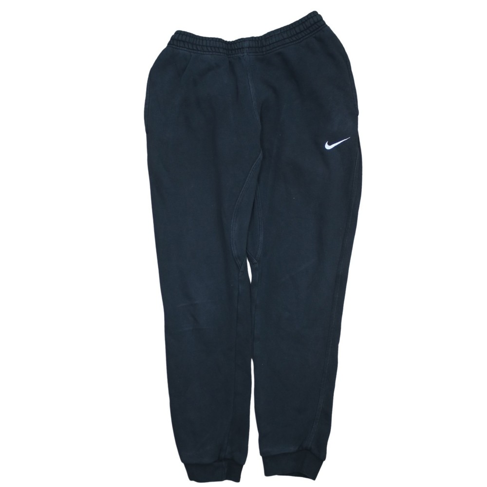 Nike Mens Joggers Black Fleece Embroidered Swoosh Elastic Waist Cuffed Sport M