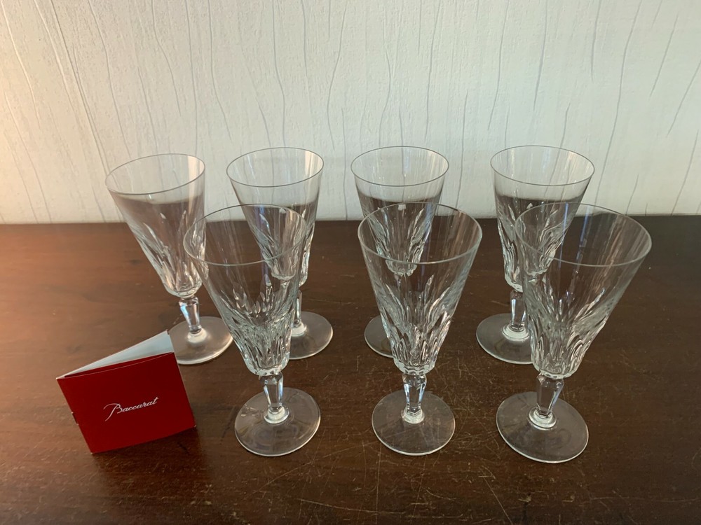 3 Champagne Flutes Carcassonne Model In Baccarat Crystal (Price Per Unit)