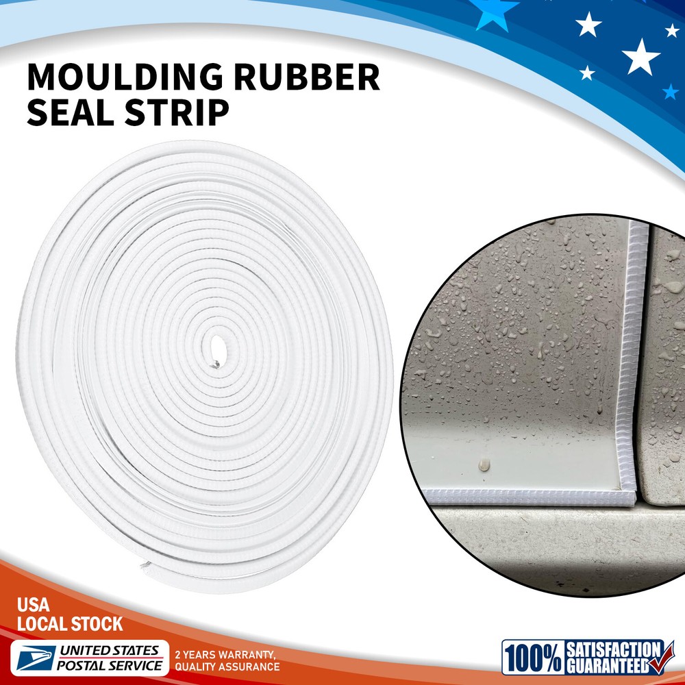 2PCS 6M Car Door Trunk Seal Strip U Shape  Edge Decoration Accessories