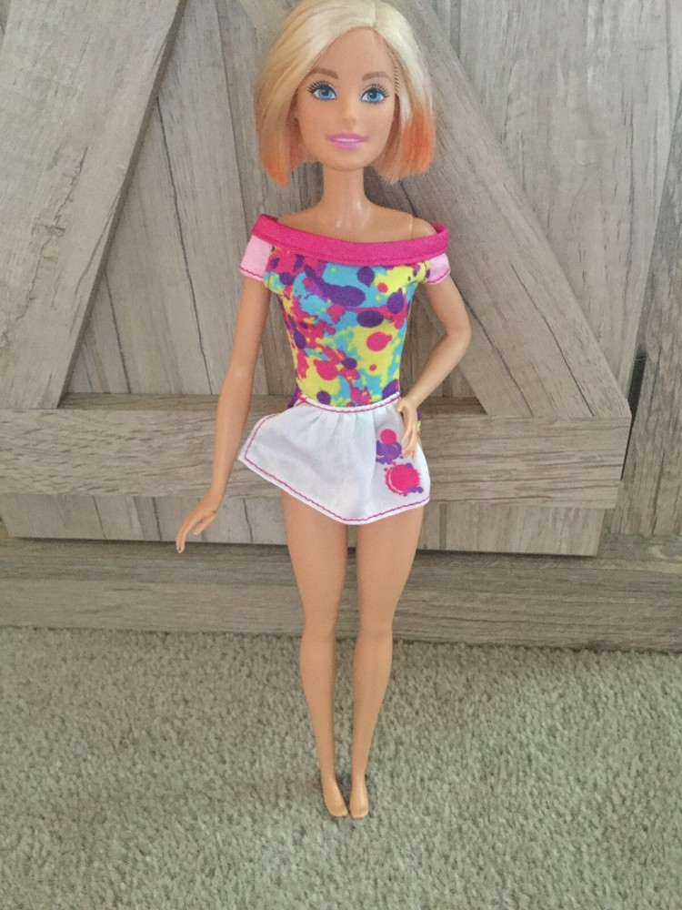 2012 Mattel Barbie I Can Be... Artist #Y7486 Barbie Doll Top Apron Only White