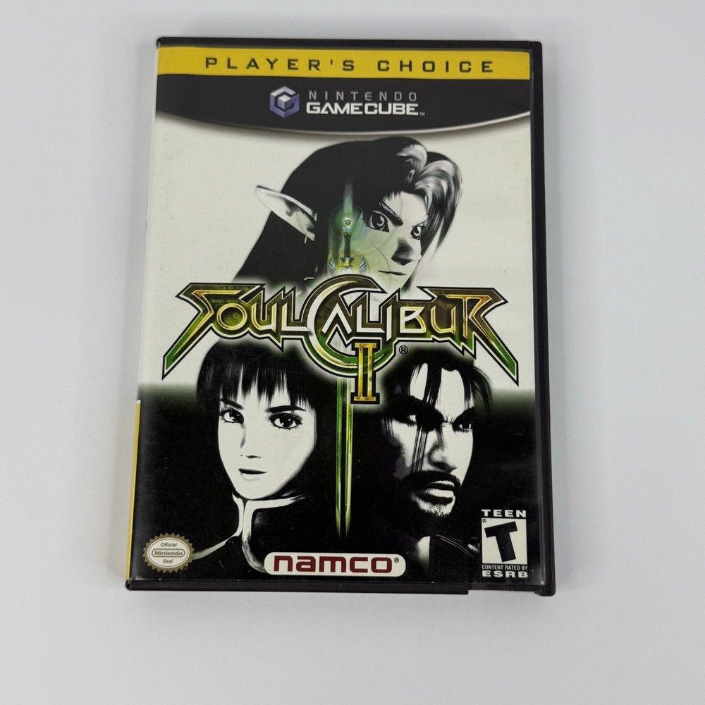 Soul Calibur II (Nintendo GameCube, 2003) No Manual Tested Working