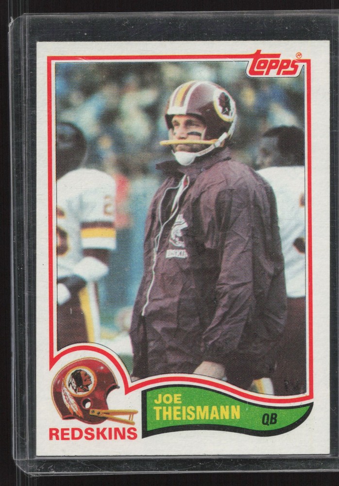 1982 Topps #521 Joe Theismann