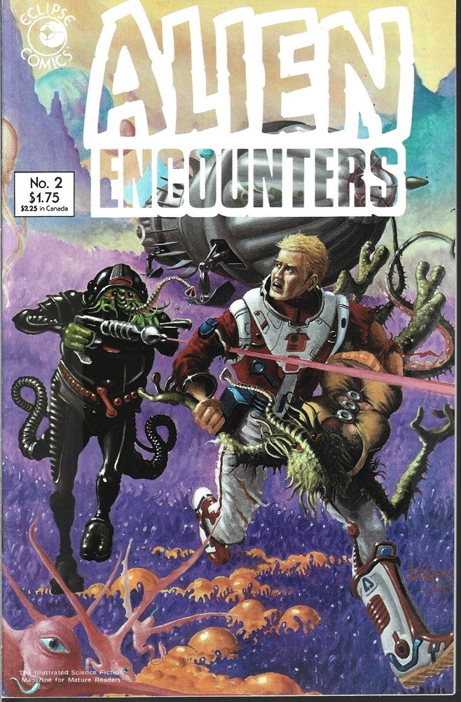 Alien Encounters #2 (Vf) Copper Age Eclipse Horror, $3.95 Flat Rate Shipping