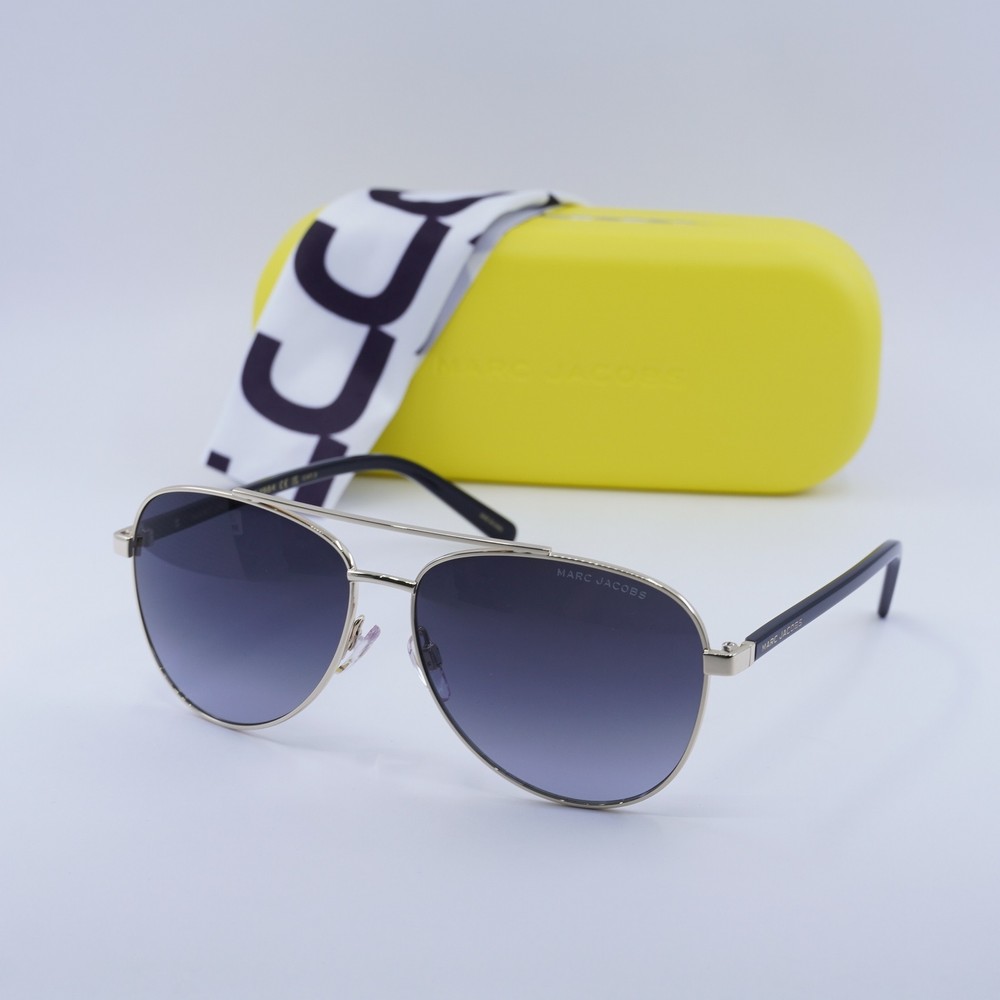 Marc Jacobs MARC 760/S 0RHL 9O Gold/Black/Dark Grey Gradient 60-14-140 Sungla...