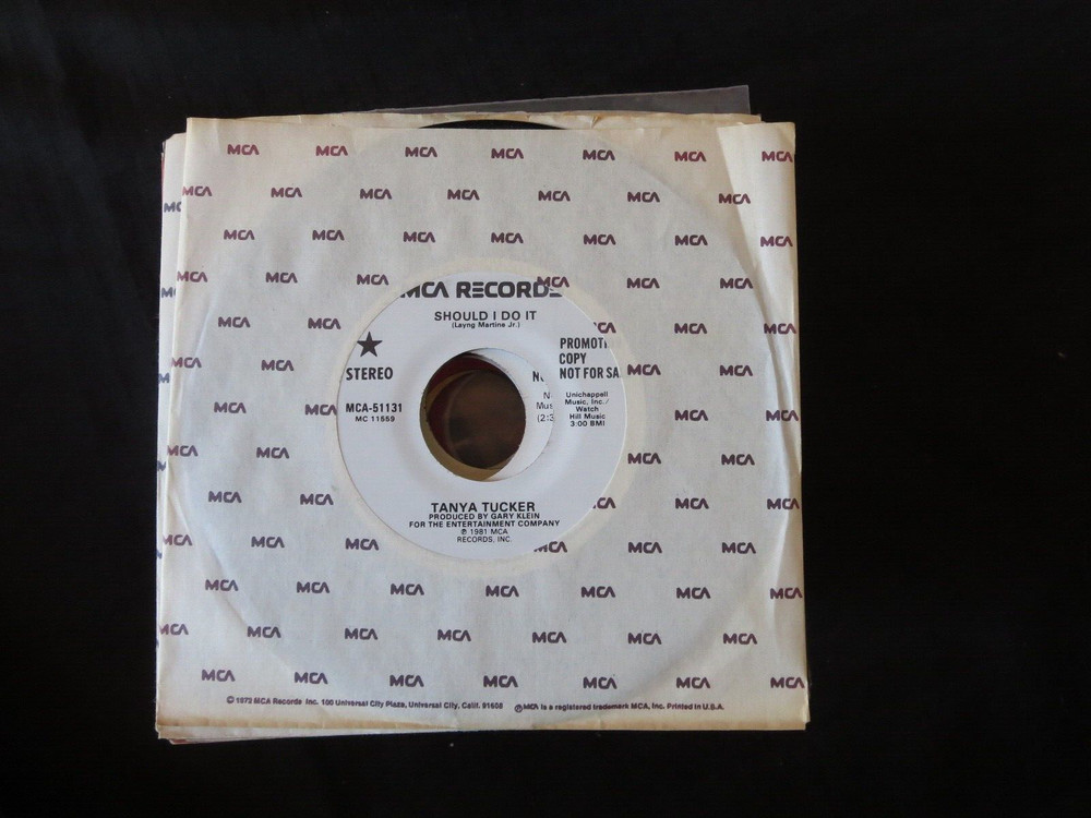 TANYA TUCKER - Should I Do It PROMO Unplayed Old Stock