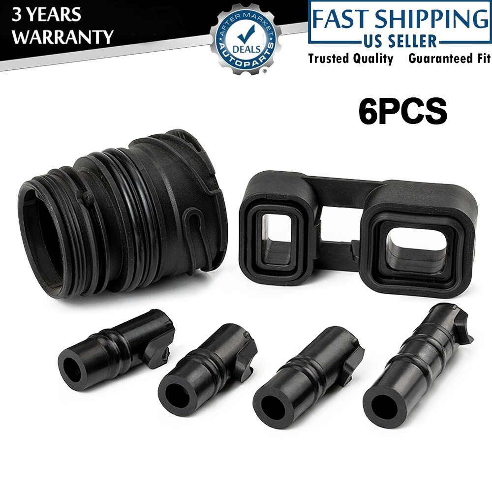 6PCS 6HP19 6HP21 Transmission Sealing tube Valve Body Sleeve Seal kit For BMW