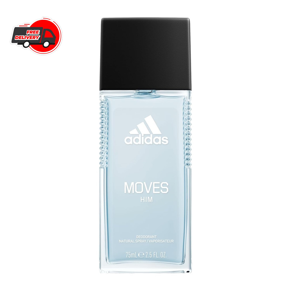 Adidas Moves Him Body Fragrance 2.5 fl oz (Pack of 1)