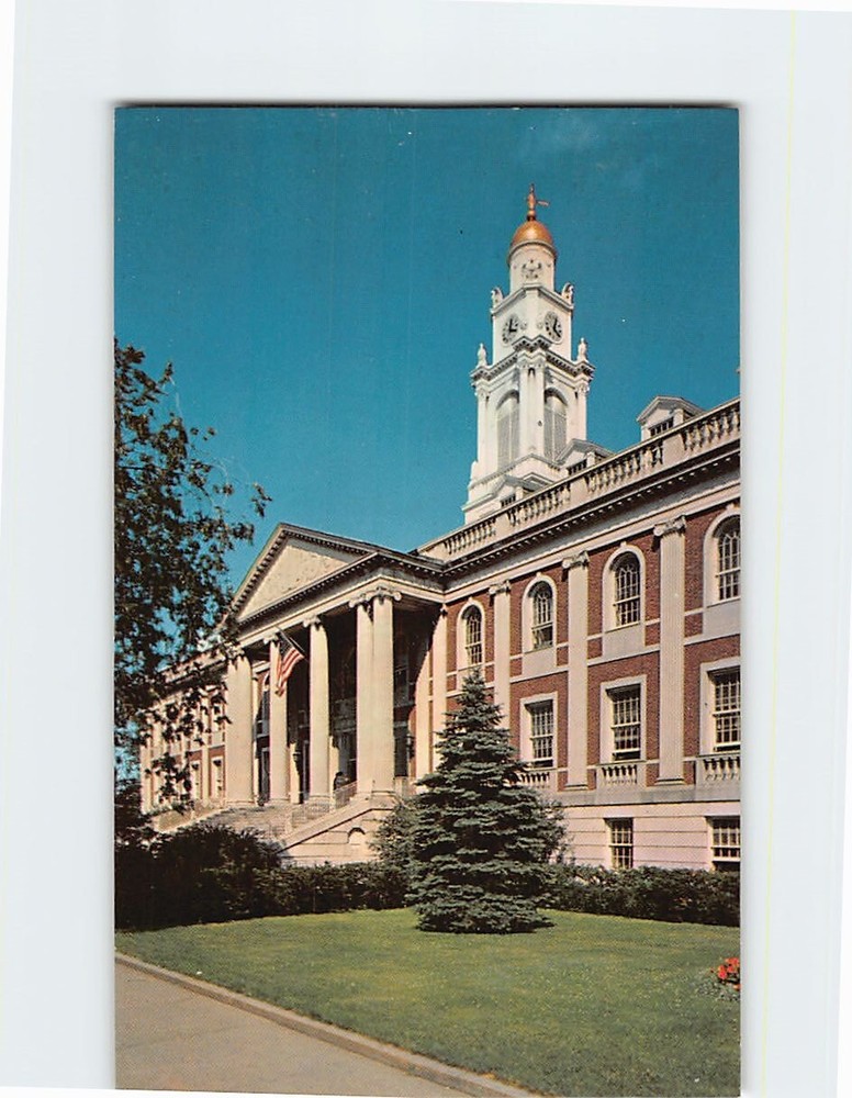 Postcard Gold Domed Schenectady City Hall NY USA