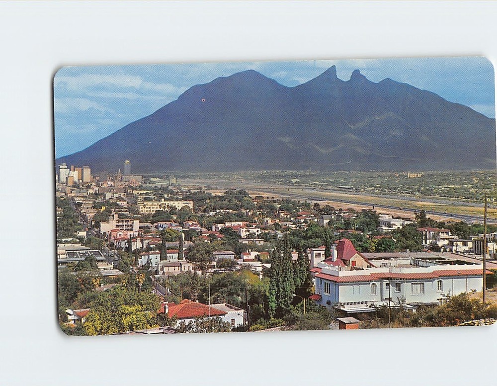 Postcard Panorama from the Bishops Palace Monterrey Nuevo Leon Mexico