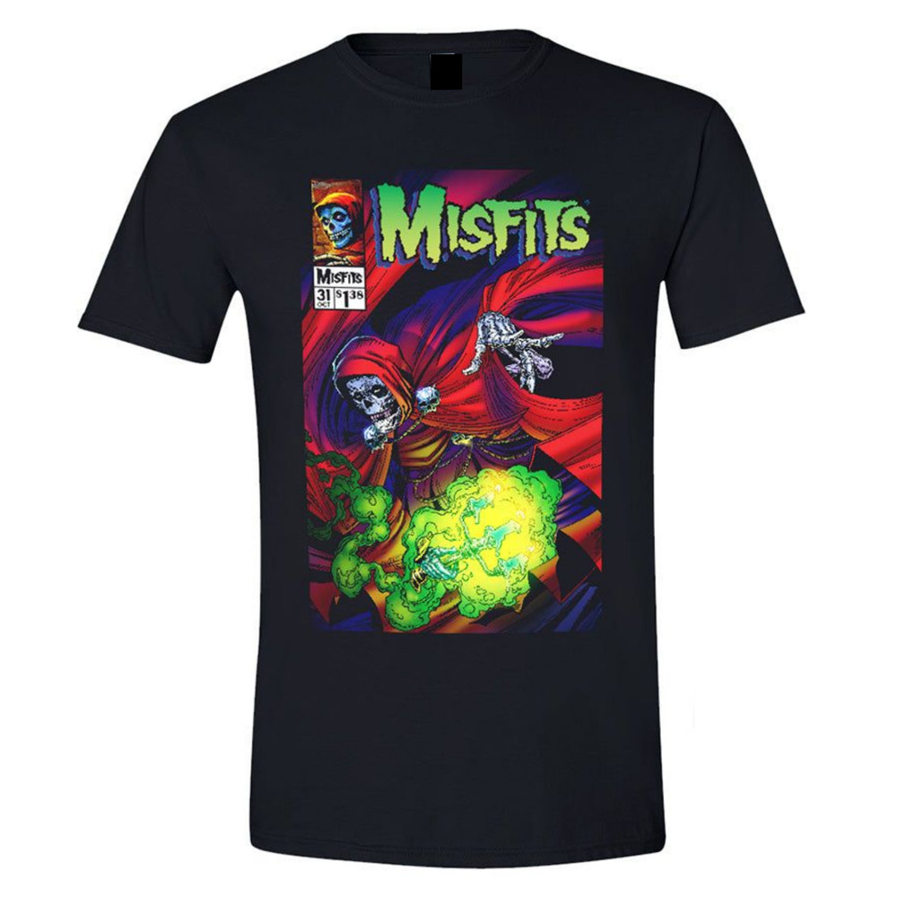 HOT! Misfits Hell Fiend Unisex T-shirt Heavy Cotton Reprint