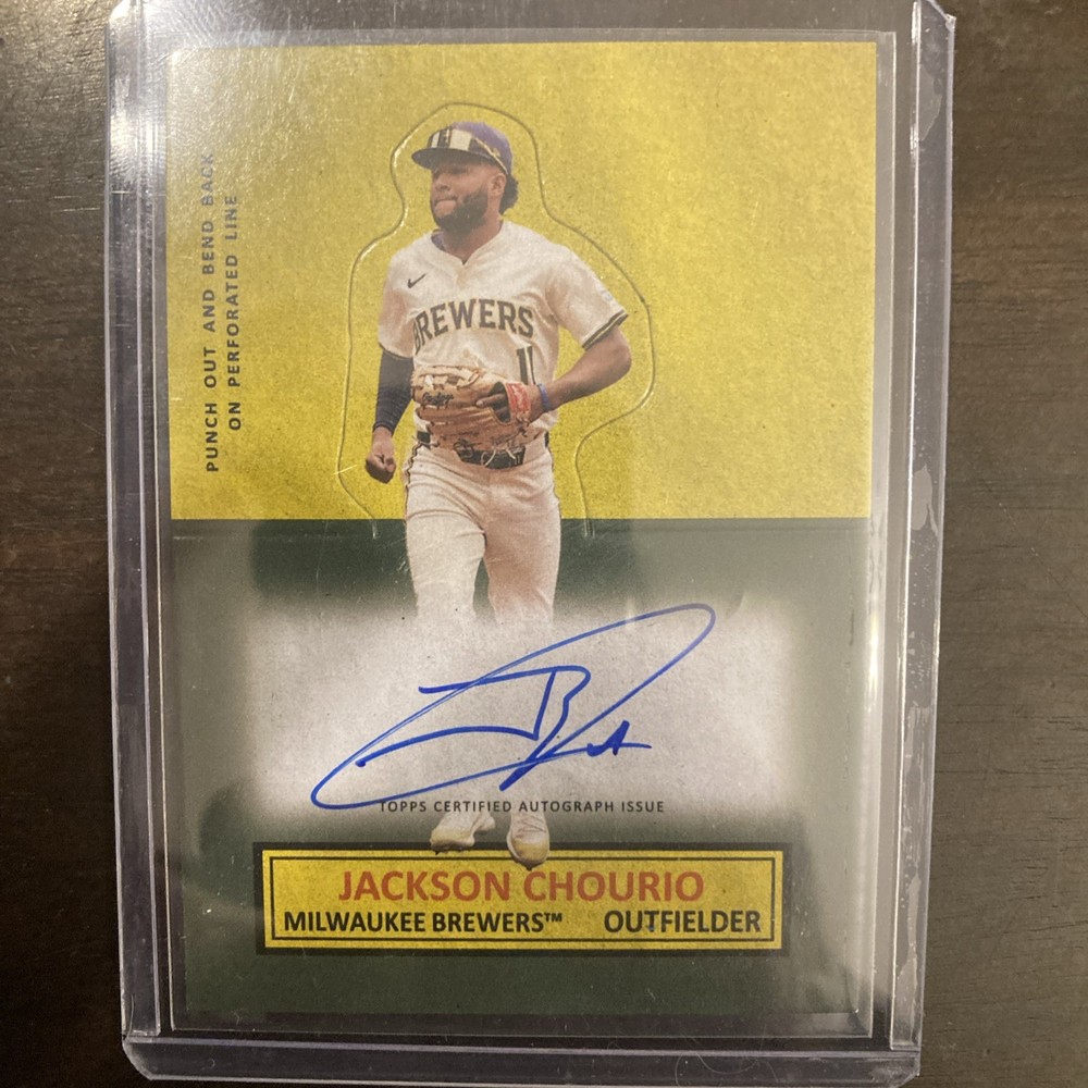 2025 Topps Archives - JACKSON CHOURIO AUTO - 1964 Stand-ups Autograph
