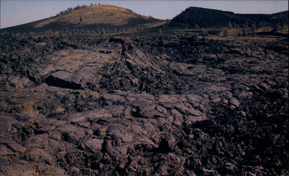 North Crater Flow Paisley Cone Craters of the Moon Idaho ~ 1978 vintage postcard