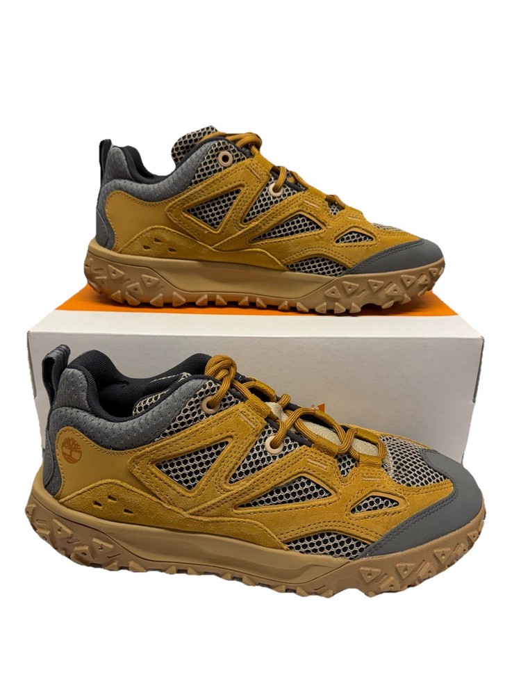 Timberland GreenStride Motion 6 Low Lace Sneaker Wheat Mesh Men’s Size 8.5