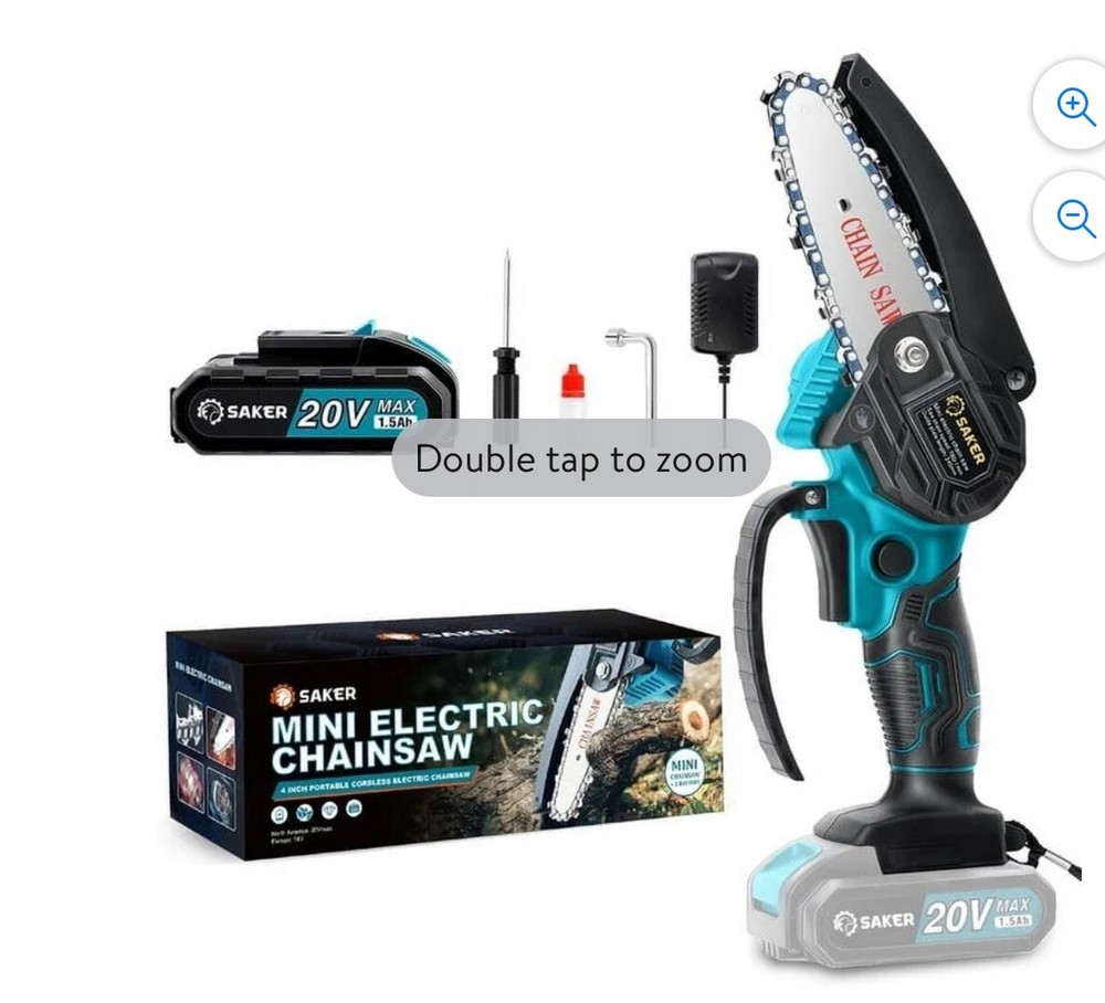 Saker Mini Chainsaw, Cordless Portable Electric Chainsaw, Hand Pruning Scissors