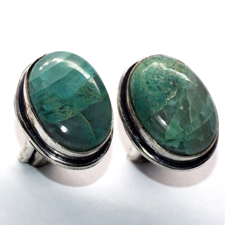 925 Silver Plated Quantum Quattro Ethnic Cufflinks 1 Inch Jewelry JW