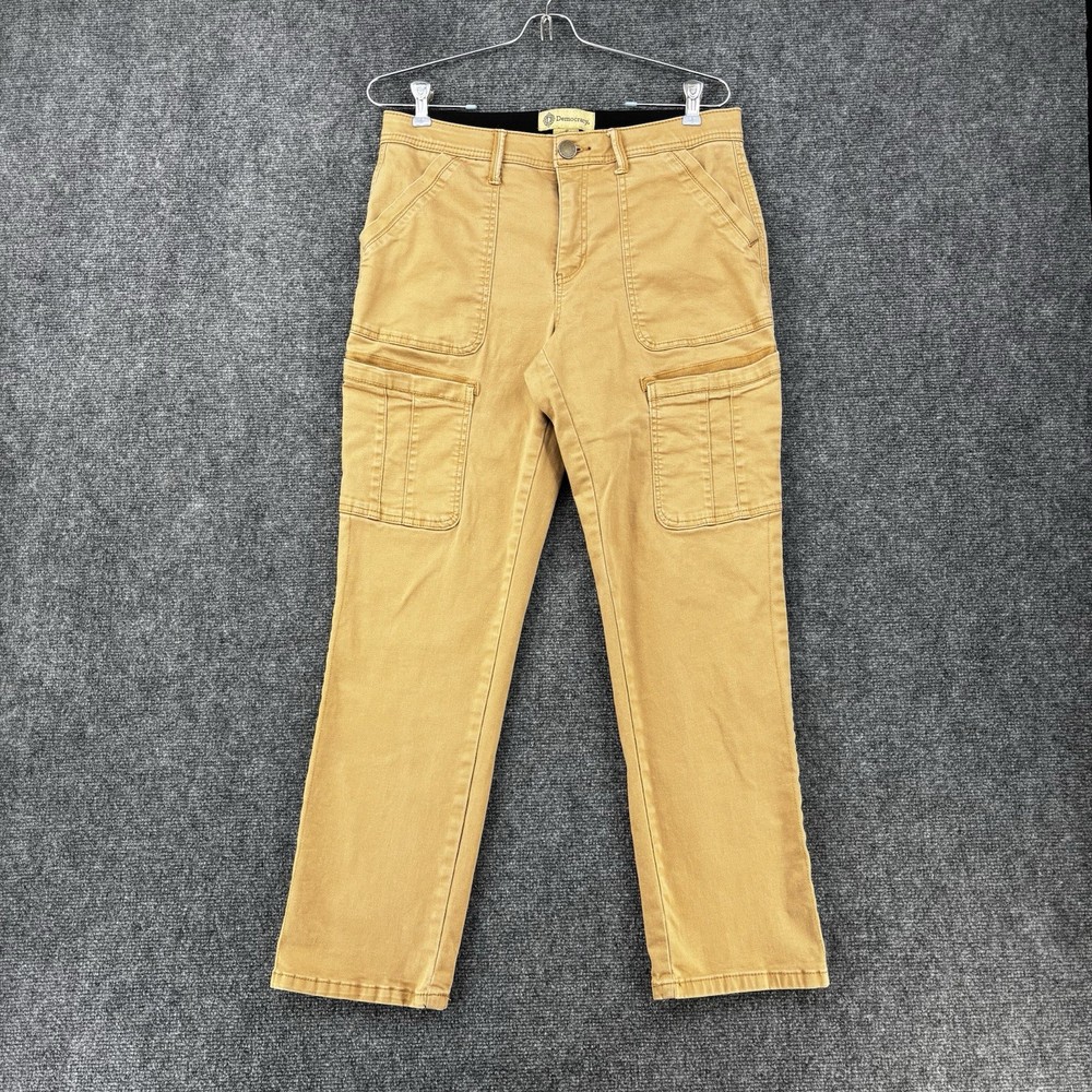 Democracy Ab Solution Tactical Utility Pants Women’s 8 Tan Straight Leg Casual