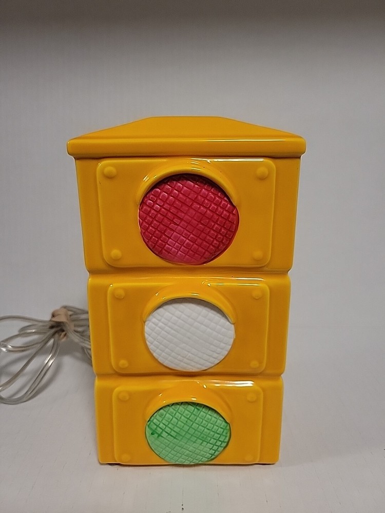 Traffic Signal Stop Light Ceramic Lamp/night Lite