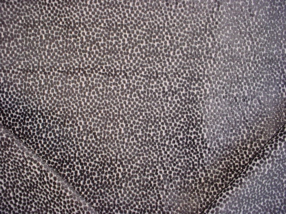 1-3/4Y Romo Kirkby K5117 Black Polka Dot Velvet Fabric