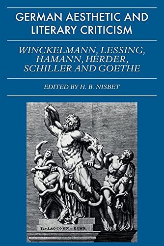 German Aesthetic and Literary Criticism: Wi... by Nisbet, H Paperback / softbackFREE US DELIVERY | ISBN: 0521280095 | Quality Books