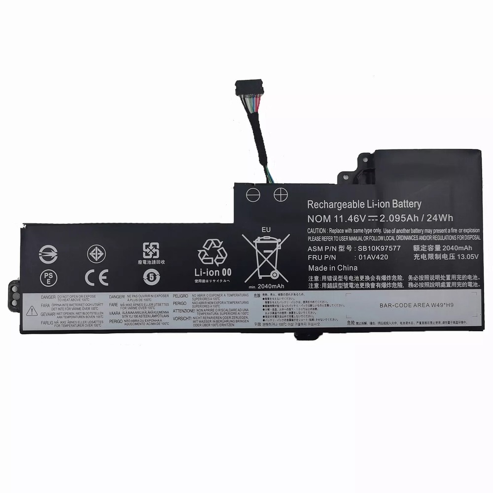 New 01AV419 01AV420 01AV421 Battery For Lenovo ThinkPad T470 T480 SB10K97578