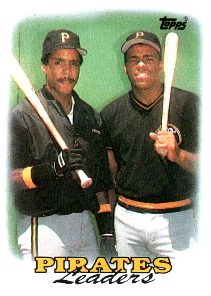 1988 Topps #231 Barry Bonds Bobby Bonilla Pittsburgh Pirates
