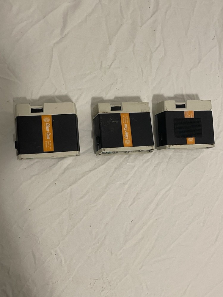 Clear-Com RS-501 Single-Channel Intercom Beltpack - LOT OF 3