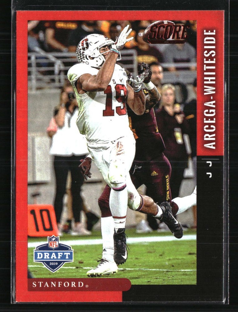 JJ Arcega-Whiteside 2019 Score DFT-18 Rookie Football Card