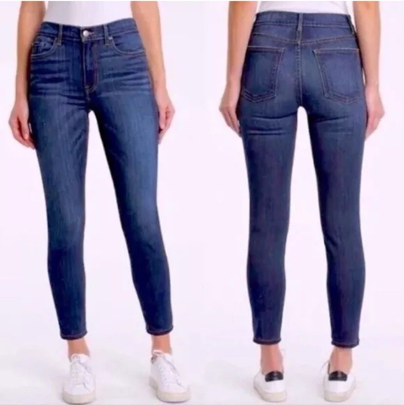 PISTOLA Skinny Jeans Women Size 31 Dark Wash Ankle Mid Rise 5-Pocket Stretch
