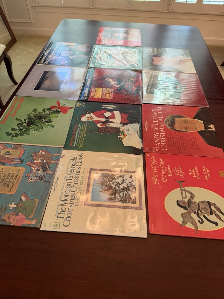 Vintage Christmas LP Lot 13 Records Various Artists See Desc And Pics