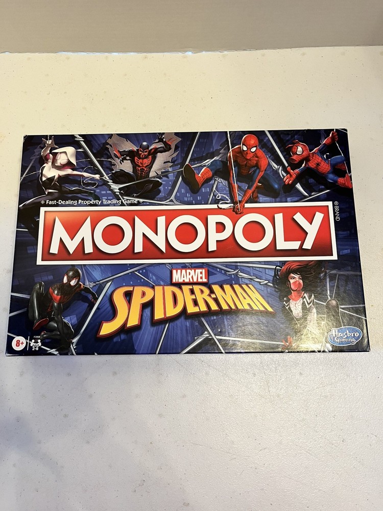 (Sealed) Monopoly: Marvel Spider-Man Brand New Factory Sealed Board Game 2021