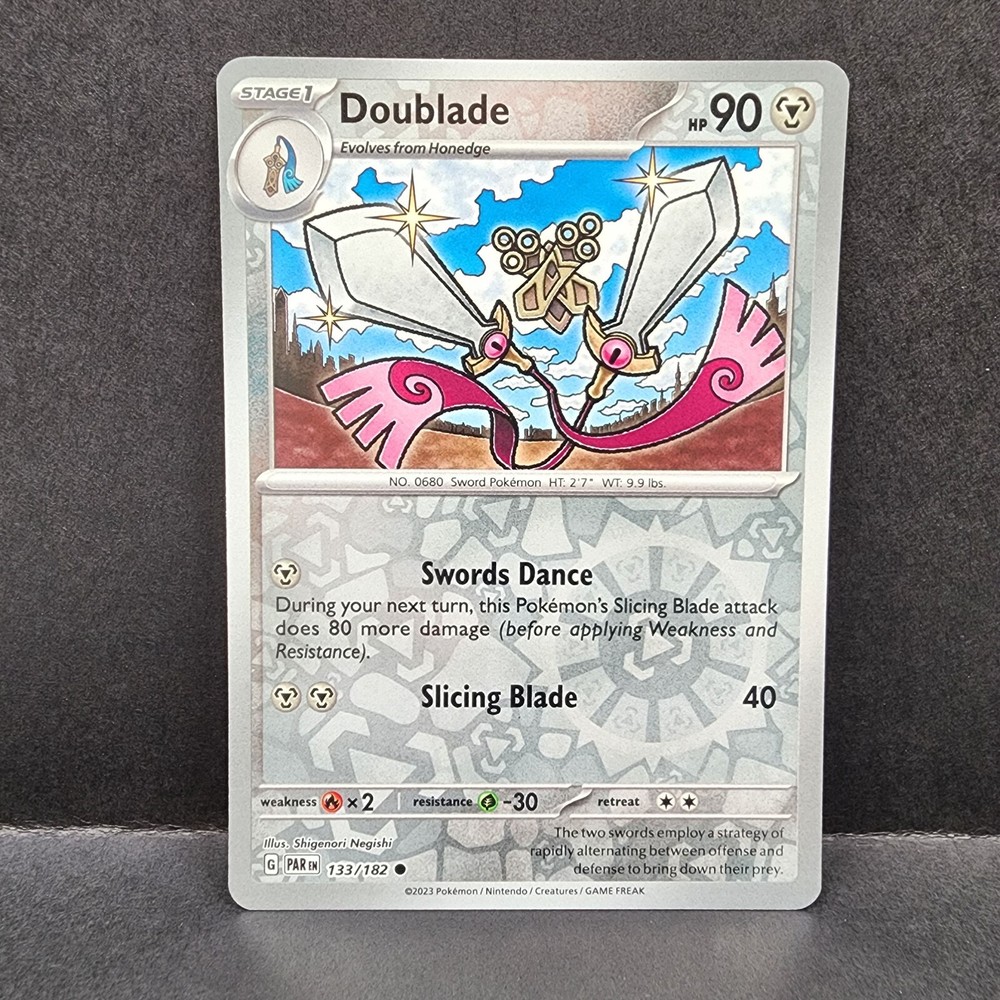 Doublade 133/182 Paradox Rift Reverse Holo Pokemon