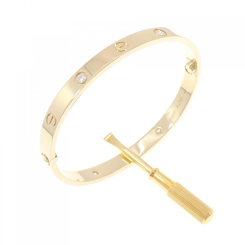 Authented Cartier Love Bracelet 4P with Serial Number 2600073332589