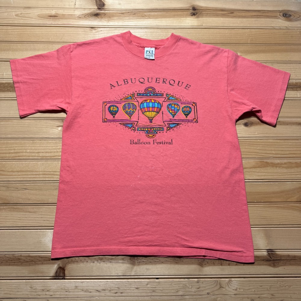 Vintage 90s Albuquerque New Mexico Balloon Festival Souvenir T-Shirt Men's Large