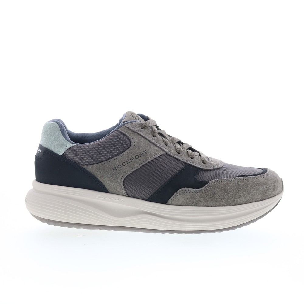 Rockport DMX Corvin RMDMXCORVIN Mens Green Suede Lifestyle Sneakers Shoes