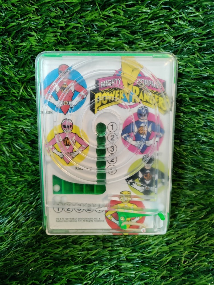 Mighty Morphin POWER RANGERS (1993, SABAN) Hand Held Pinball by LIGHTWAY Ltd