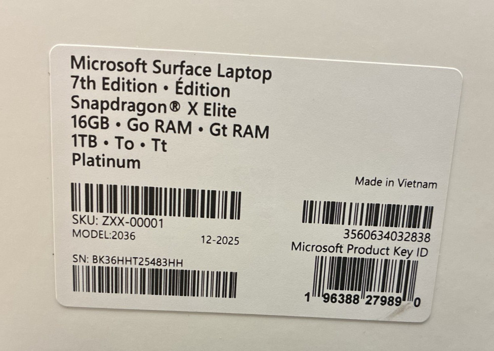 Microsoft Surface Laptop 7 13.8