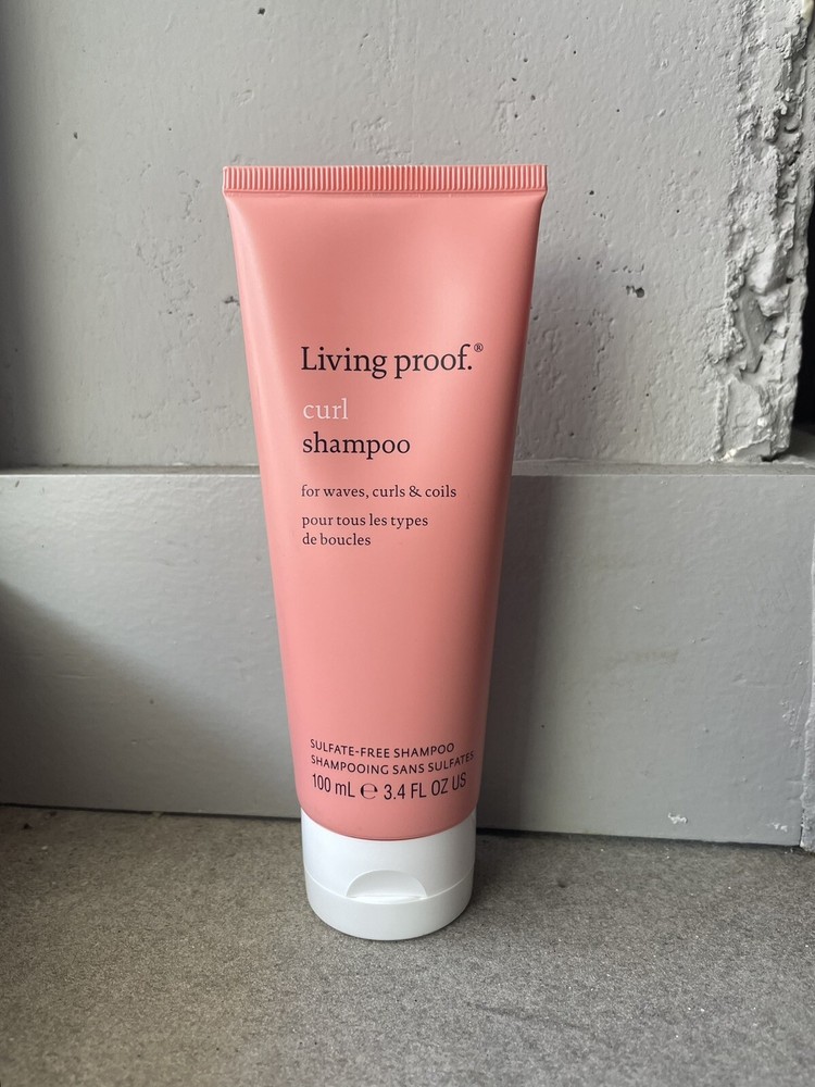 Living Proof Curl SHAMPOO Waves Curls Coils 3.4 fL oz/100 mL Sulfate Free New