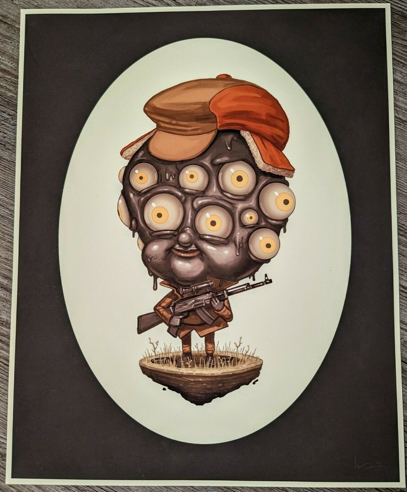 Mike Mitchell Eli Copywrong Elmer Fudd Print Looney Tunes Just Like Us JLU Art