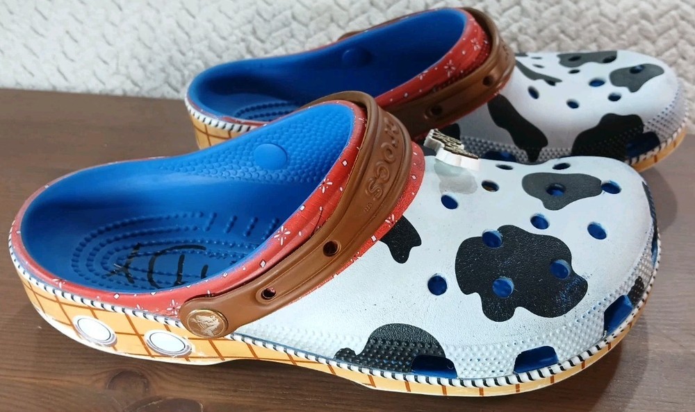 Pixar Toy Story Woody Crocs Adult Men’s Size 8 Women’s Size 10 Classic Clog
