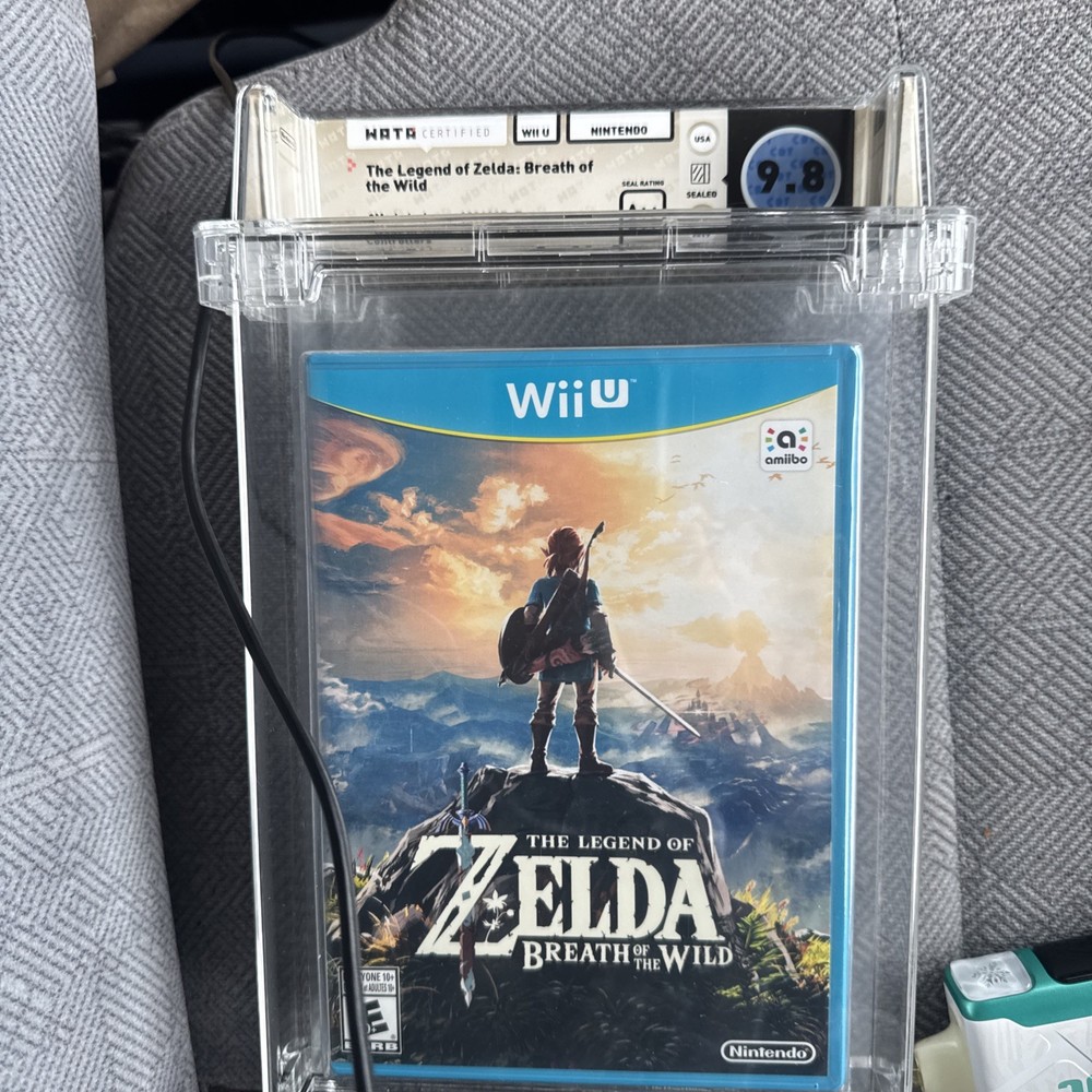 WATA 9.8 The Legend of Zelda: Breath of the Wild Wii U - 7 Controller Misprint