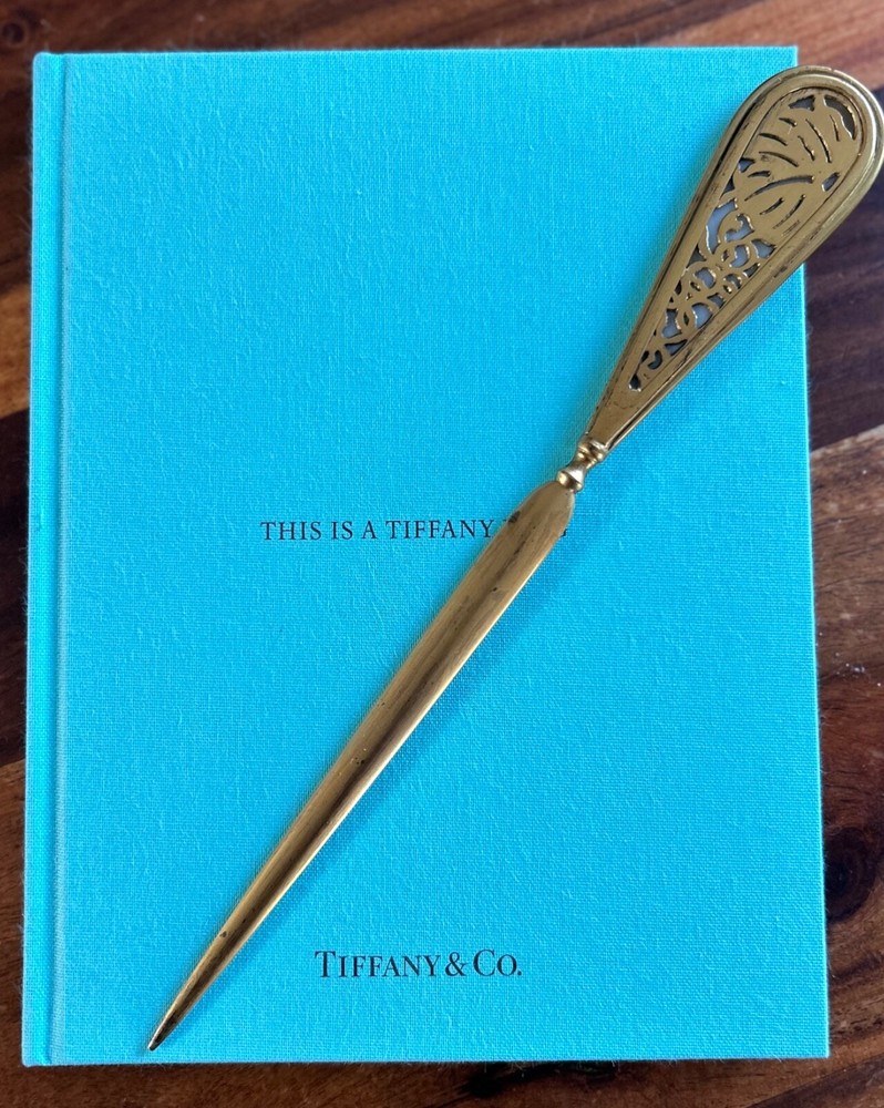Antique Tiffany  Grapevine Letter Opener