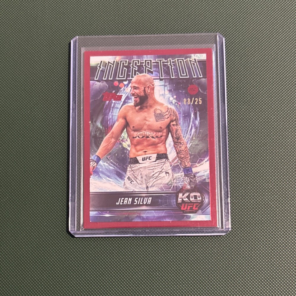 Topps 2025 UFC Knockout Inception Jean Silva Red Rookie #IN-08/25