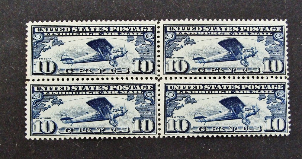 nystamps US Air Mail Block Stamp # C10 Mint OG NH   N22x2284