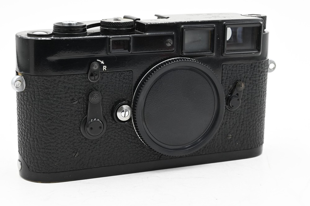 Leica M3 Single Stroke Black Paint Repaint Rangefinder Camera Body 258