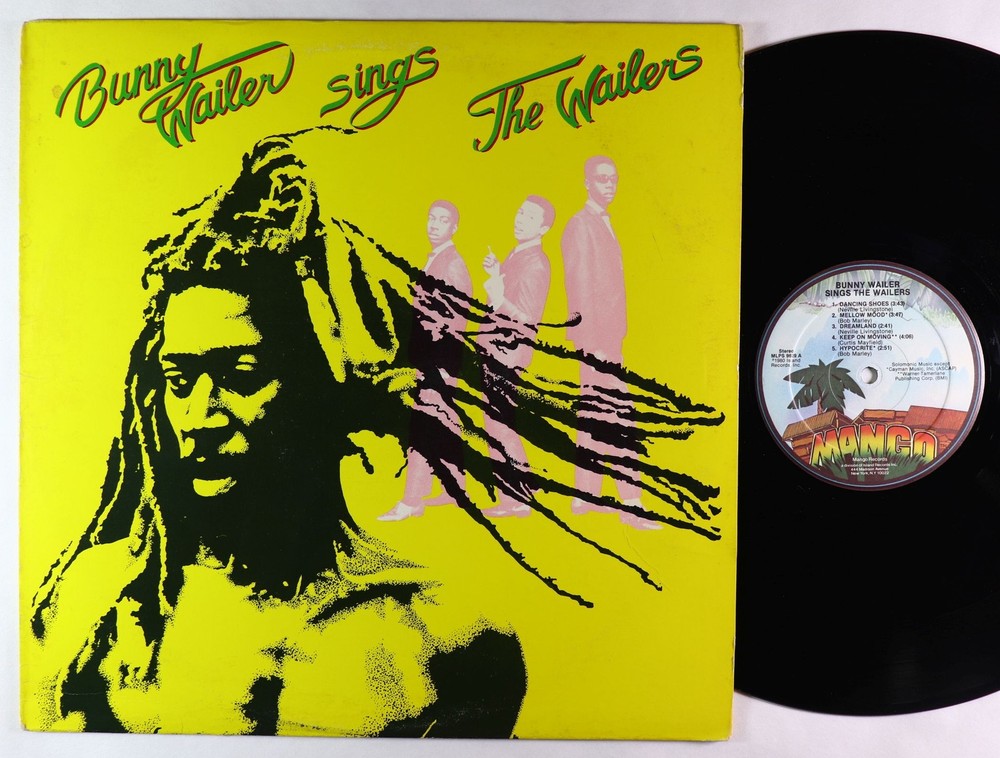 Bunny Wailer - Sings The Wailers LP - Mango OG Press VG+